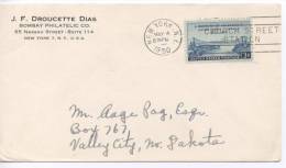 USA Cover Sent To Dakota New York 4-5-1950 - Briefe U. Dokumente