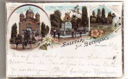 LITHO --- SALUTARI DIN BUCURESTI --- 1897 - Roumanie
