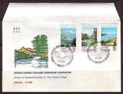 1983 TURKEY COUNCIL OF EUROPE CAMPAIGN ON "THE WATER'S EDGE" FDC - European Community