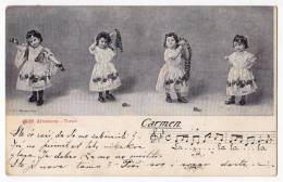 OPERA "CARMEN" ALTEROCCA TERNI Nr. 4528 OLD POSTCARD 1905. - Opéra