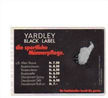 69578)cartolina Illustratoria Serie Sport - Yardley Black Label After Shave - Parachutting