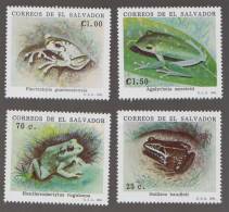 Frog, Reptile And Amphibian, MNH Salvador - Kikkers