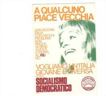 69628)cartolina Illustratoria Serie Pubblicitaria Politica - Socialismo Democratico - Partidos Politicos & Elecciones