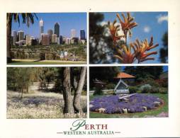 (666) Australia - WA - Perth With Flower Clock - Perth