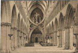 (135) Very Old Postcard - Carte Ancienne - UK - Wells Cathedral - Wells