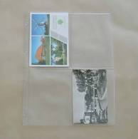 25 Inlegbladen Voor 4 Semi-moderne Postkaarten - Zonder Classificatie
