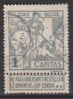 Belgique N° 84 ° BRUXELLES 3/10 - CARITAS - 1910 - 1910-1911 Caritas