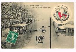 PARIS  XIIIe 13e - Porte De La Gare - Quai Ivry  ( Inondation ) - Arrondissement: 13