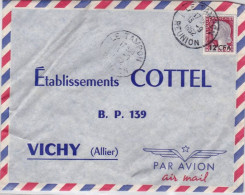 REUNION (CFA)  - 1962 - ENVELOPPE Par AVION De LE TAMPON - DECARIS - Briefe U. Dokumente