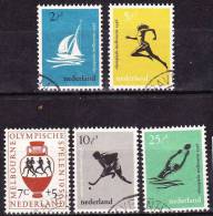 1956 Olympische Spelen Melbourne Gestempelde Serie NVPH 676 / 680 - Usati