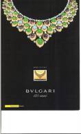 FOLDER ITALIA 2009  - MADE  IN  ITALY - BULGARI  CON FRANCOBOLLO LAMINA D'ARGENTO - - Pochettes