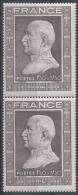 France N° 606 ** Neuf  Paire Vert. - 1941-42 Pétain