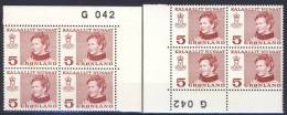 #Greenland 1978. Corner Blocs Of 4. No. G042. MNH(**) - Ungebraucht