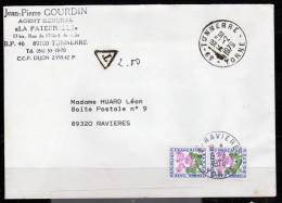 Lettre Taxée    -2 N° 102   -  T Dans Un Triangle  Du 14.2.1979 - FRANCE - 1960-.... Storia Postale