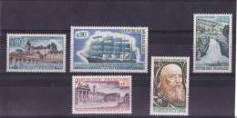 LOT DE TIMBRES (ANNEE 1973) N* 1757/1758/1762/1764/1767 NEUF** - Sammlungen