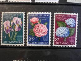 Luxembourg - Floralies De Mondorf-les-Bains - Année 1959 - Y.T. 564/566 - Neuf (**) Mint (MNH). - Nuovi