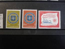 Luxembourg - Otan + Chemins De Fer - Année 1959 - Y.T. 562/563-569 - Neuf (**) Mint (MNH). - Unused Stamps