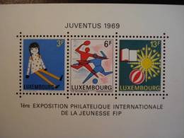 Luxembourg - Juventus 1969 - Année 1969 - Y.T. BF 8 - Neuf (**) Mint (MNH). - Blocs & Feuillets