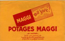 Buvard  Alimentaire  MAGGI  Potages  MAGGI  En  Sachets - Colecciones & Series