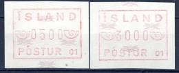 #D1131. Iceland 1983. ATM 2 Different. MNH(**) - Vignettes D'affranchissement (Frama)