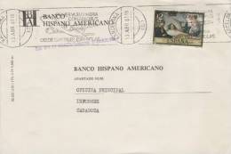 SPAIN. POSTMARK FIRST FLIGHT IBERIA WITH AIRBUS FROM SPANISH CAPITAL. BARCELONA 1981 - Frankeermachines (EMA)