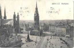 Halle An Der Saale - Marktplatz            1911 - Halle (Saale)