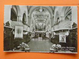 E1-suisse-basilika Mariastein-chor Und Orgel--carte Photo - Stein