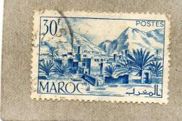 MAROC : Vallée Du Todra  -Vue Du Maroc - Monument - Patrimoine - - Used Stamps