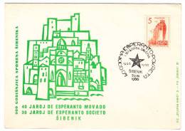 CROATIA - Šibenik, Esperanto, Year 1966, 40 Jaroj De Esperanto Movado, Cover - Esperanto