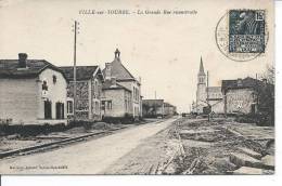 VILLE SUR TOURBE - La Grande Rue Reconstruite - Ville-sur-Tourbe