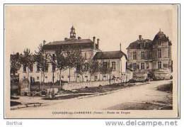 89 COURSON LES CARRIERES - Route De Druyes - Courson-les-Carrières