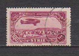 COLONIES FRANCAISES SYRIE POSTE AERIENNE AVION SURVOLANT DES PAYSAGES TELEBISSE N°59 Oblitéré - Otros & Sin Clasificación