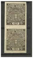 PORTUGAL  - Unissued MONARQUIA DO NORTE  - Strip Of 2 - 2  1/2 Reis Not Perfurated - Nuovi