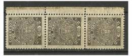 PORTUGAL  - Unissued MONARQUIA DO NORTE  - Strip Of 3 - 2 1/2 Reis - Unused Stamps