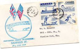 Port Huron Sarnia International Sarpex IV May 25th 1957 Cover - Storia Postale