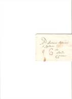 Carta  Con Cuño Cataluña Y 6 Rojo - ...-1850 Prephilately