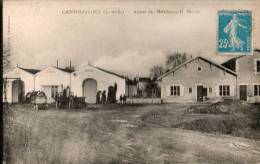 47...LOT ET GARONNE.....CASTELJALOUX. ...ATELIER DE METALLURGIE E GILLET...... EC R ITE.. ‹(•¿• )› - Casteljaloux