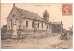 SAINT OUEN  L église,attelage - Saint Ouen