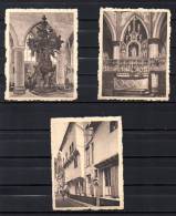 Chromodienst De Beukelaar - Mechelen, Geel Et Diest - Lot De 3 Chromos ( 9 X 7 Cm Env.) - De Beukelaer