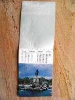 Calendar 10x14cm From USSR 1984, 3 Scans, The Environs Of Leningrad, Petrodvorets Pushkin - Big : 1981-90