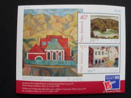 New Zealand 1782 Und 1785, Block 93 ++ MNH, Gemälde Von Doris Lusk (1916-1990) - Unused Stamps