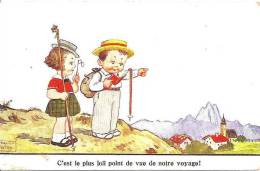 ENFANTS "C'EST LE PLUS JOLI POINT DE VUE DE NOTRE VOYAGE"  ILLUSTREE PAR WILLS REF 30924 - Wills, John