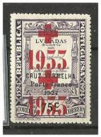 PORTUGAL -  1933 -  75c  Luis De Camoes - MLH - Red Cross - Double  Surcharge - No Faults - Nuevos