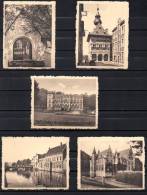 Chromodienst De Beukelaar - Beveren-Waas, Hingene, Mechelen, Visé Et Knokke-Zoute - Lot De 5 Chromos ( 9 X 7 Cm Env.) - De Beukelaer