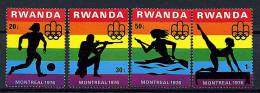 Rwanda **  N° 737 à 744 - J.O. De Montréa - Neufs