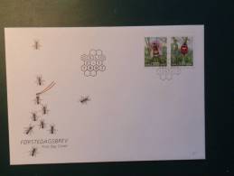 32/288A  FDC   NORGE - Honeybees