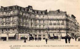 Angers  49   Hotel De France Face Gare St Laud - Angers