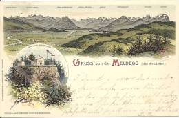 1899 Gruss Von Der Meldegg (Walzenhausen) - Walzenhausen