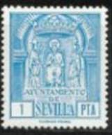 9082-1 PESETA    SELLO FISCAL LOCAL MUNICIPAL  AYUNTAMIENTO DE SEVILLA NUEVO ** SPAIN REVENUE FISCAUX STEMPELMARKEN ,LUX - Revenue Stamps