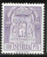 9086-100 PESETAS    SELLO FISCAL LOCAL MUNICIPAL  AYUNTAMIENTO DE SEVILLA NUEVO ** SPAIN REVENUE FISCAUX STEMPELMARKEN - Revenue Stamps